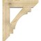 Ekena Millwork Merced Slat Rough Sawn Bracket w/ Offset Brace, Douglas Fir, 8"W x 30"D x 34"H BKT0806X30X34MRC06RDF - alternate 3